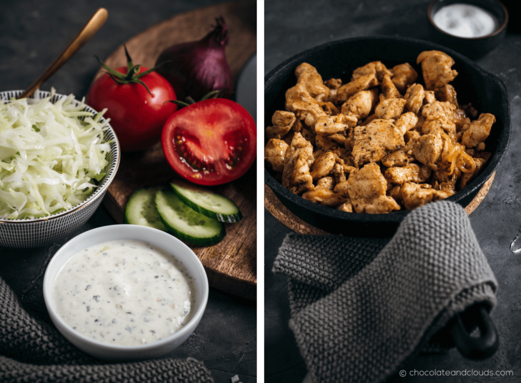 pita mit hähnchen gyros - hej ocean