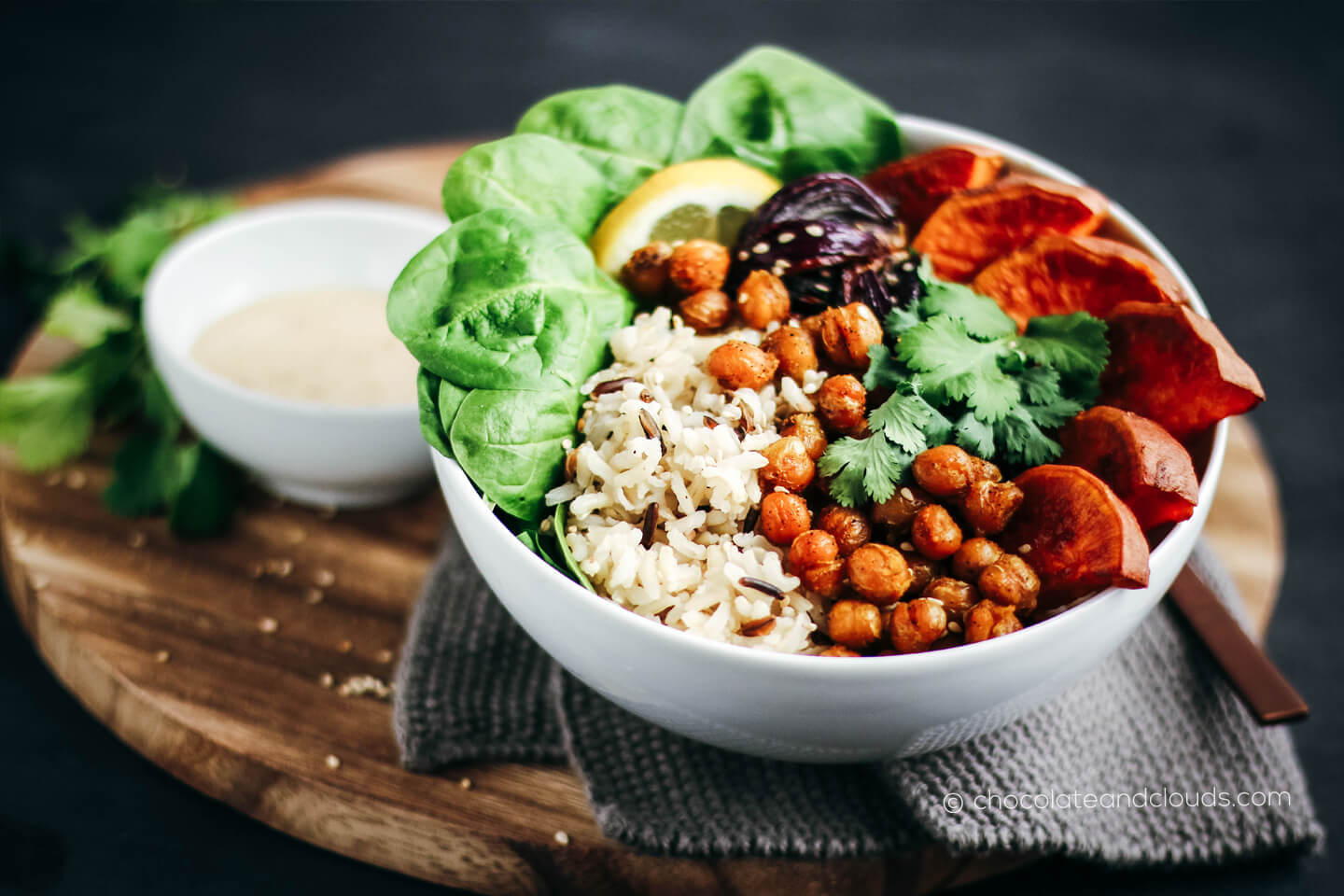 buddha bowl mit süßkartoffeln rezept