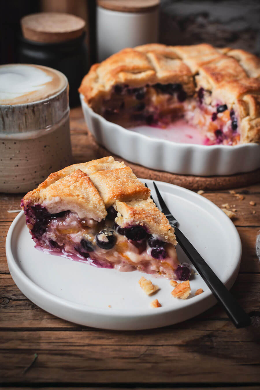 Peach Blueberry Pie Rezept