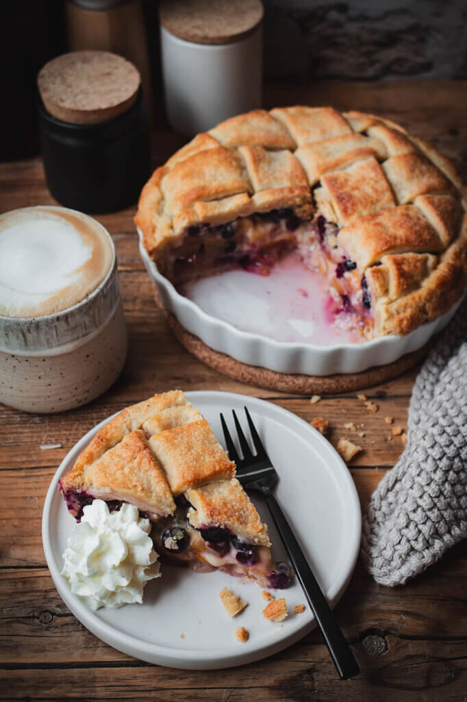 Peach Blueberry Pie Rezept