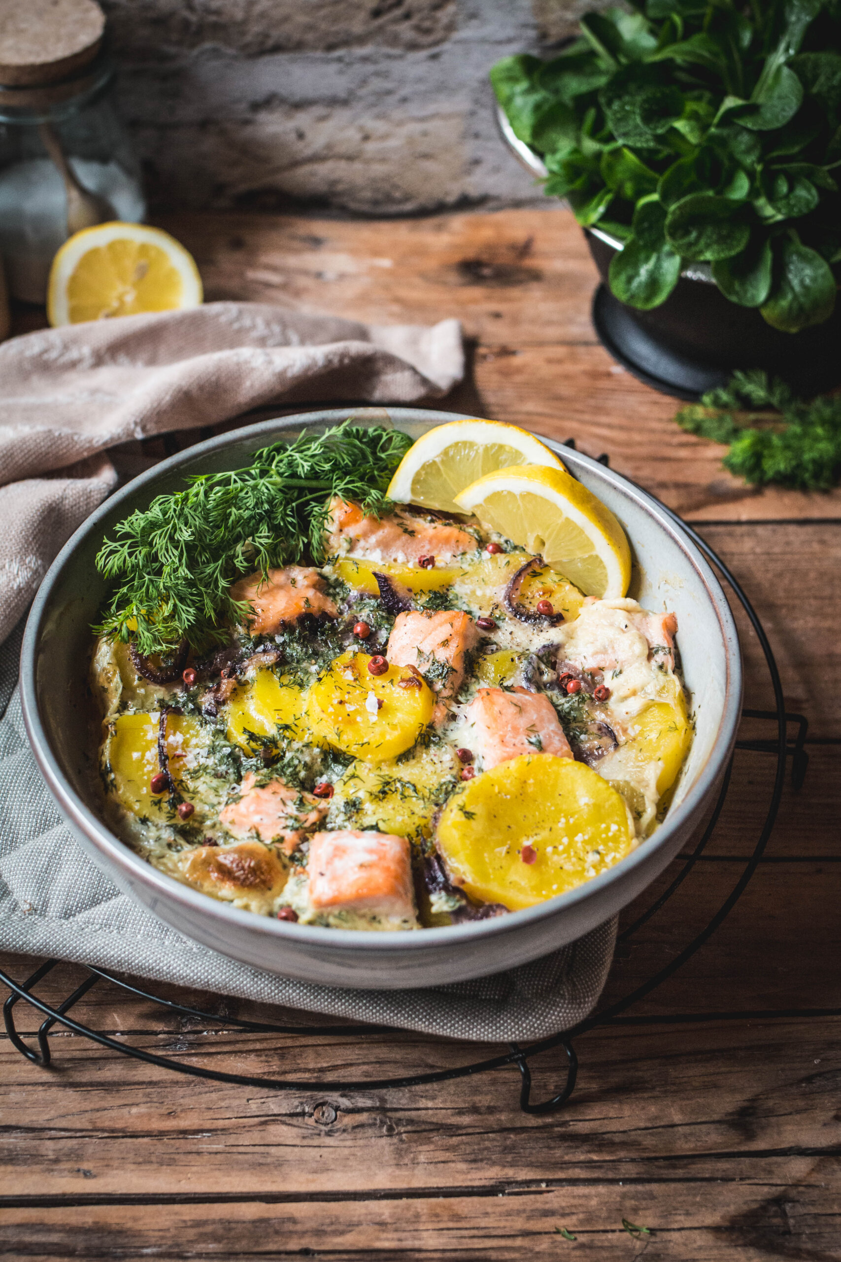 Lohilaatikko - finnischer Lachsauflauf Rezept