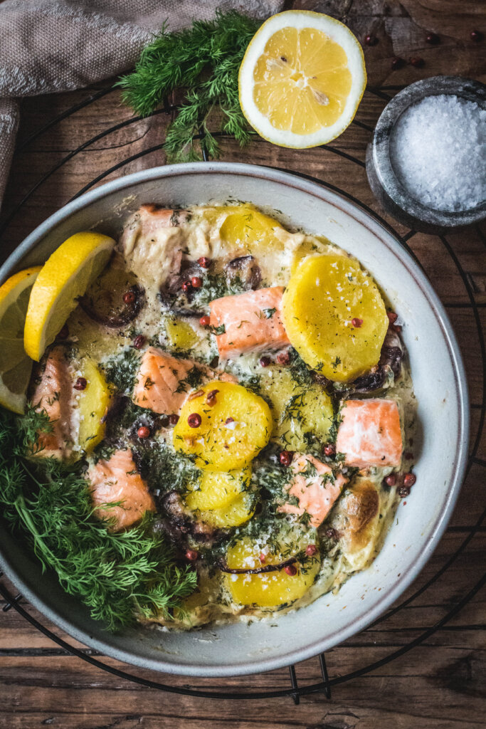 Lohilaatikko - finnischer Lachsauflauf Rezept