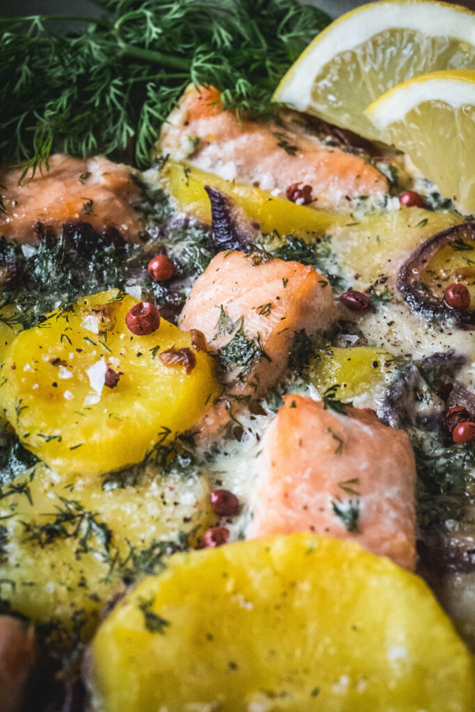 Lohilaatikko - finnischer Lachsauflauf Rezept