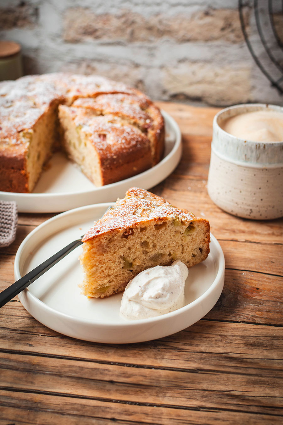 Rabarberkaka - schwedischer Rhabarberkuchen Rezept